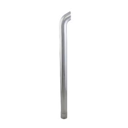 STACK PIPE, CURVED 3 IN (76 MM) ID X 48 IN (1219 MM) CHROME