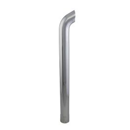 STACK PIPE, CURVED 4 IN (102 MM) ID X 48 IN (1219 MM) CHROME