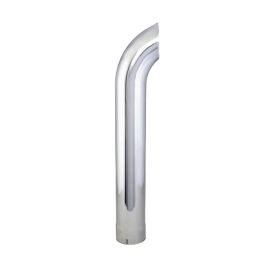 STACK PIPE, CURVED 5 IN (127 MM) ID X 36 IN (914 MM) CHROME