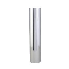 STACK PIPE, STRAIGHT 5 IN (127 MM) OD X 24 IN (610 MM) CHROME